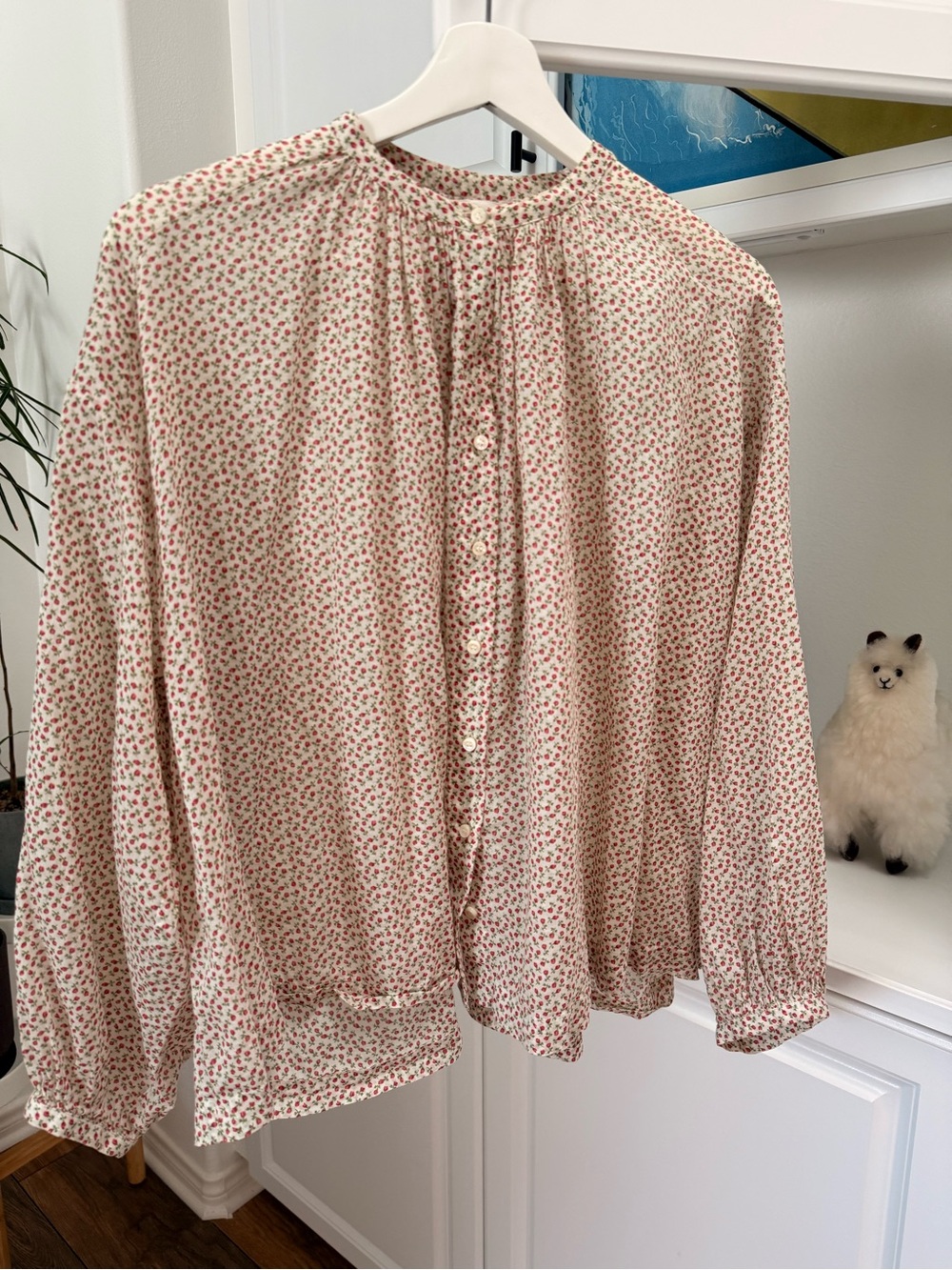 Doen Jane blouse - berry bisou floral - Picture 2 of 8